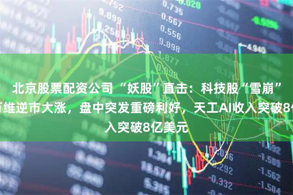 北京股票配资公司 “妖股”直击:科技股“雪崩”昆仑万维逆市大涨,盘中突发重磅利好,天工AI收入突破8亿美元